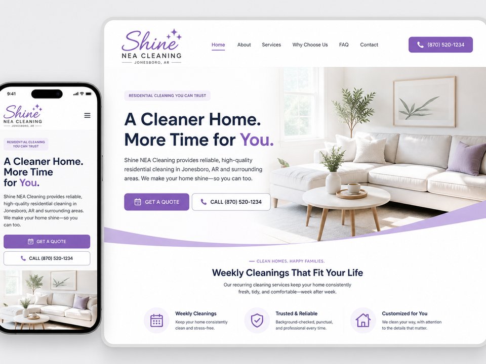 Sample cleaning website
