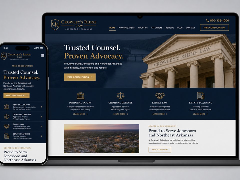 Sample law firm website