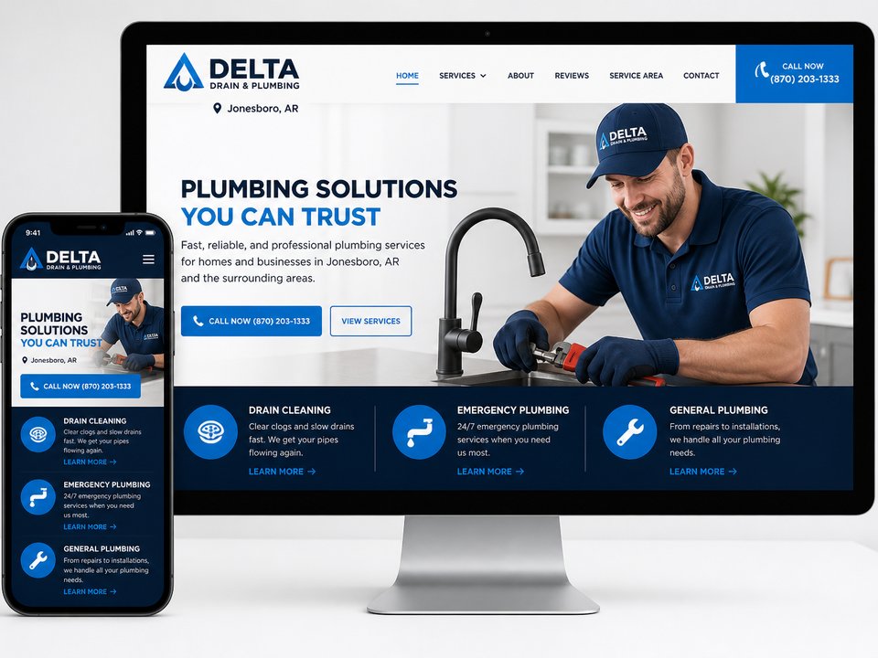 Sample plumbing website